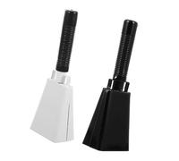 OFFSCH Campanaccio Manico in Metallo Strumento Musicale Educativo Per Ragazzo Ragazza Giocattolo A Percussione Per Eventi Sportivi Partite Di Calcio Tifo