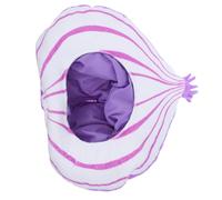 OFFSCH Cappello Peluche Forma di Cipolla e Resistente per Costume Cosplay e Accessori Festa Cappello Divertente e Confortevole per Photo Prop