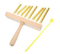 OFFSCH Carillon Vento Orff Barre Strumento Percussioni Musicale in Acciaio Inox e Legno Con Bacchetta Per Ragazza Principianti e Decorazione Di Casa o Giardino