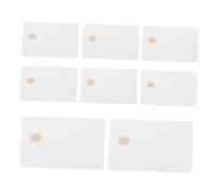 OFFSCH Carte Bianche Impermeabili 8 Pezzi in Pvc Chip per Stampa Chiara e Vivace per Tessere Identificative Autisti e Controllo Accessi