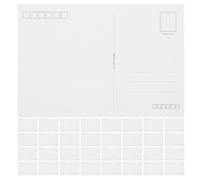 OFFSCH Cartoline Vuote in Cartoncino Bianco 4X6 Stampabili per Posta Set da 120 Pezzi per Progetti Artistici e Inviti Fai da Te Cartoline Acquerellate Lato Spedizione per Creativi e