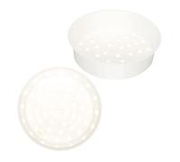 OFFSCH Cestello Per Cottura a Vapore 2 Pezzi, Inserto Vaporiera Per Pentola 4-5l, Materiale Ispessito Bordi Lucidati, Antigraffio e Isolamento Termico, Accessori Per Cucina Per Dim Sum e Verdure