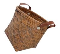 OFFSCH Cestino portaoggetti in Rattan scatole di immagazzinaggio di Vimini contenitori dell'organizzatore portariviste cesti portaoggetti Porta Oggetti Vari Cesto di Finitura da scrivania