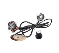 OFFSCH Chitarra Acustica Set Pickup Piezo 27mm Potenziometro 500k Trasduttore Amplificatore Precablato Con Jack Uscita Rondella Per Ukulele Chitarra Box Violino Mandolino Banjor Gk101