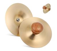 OFFSCH Cimbali Mano per Strumento Percussione con Suono Chiaro e Brillante Facili da Suonare per Danza e Ritmo