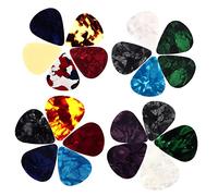 OFFSCH Confezione Da 20 Plettri Per Chitarra Accessori Per Chitarre Elettriche Plettri Colorati Impugnatura Colore Casuale