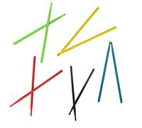 OFFSCH Confezione Da 5 Bacchette Per Batteria - Bacchette in Nylon 5a - Ideali Per Jazz Rock E - Il Design Ergonomico Riduce L'affaticamento Delle