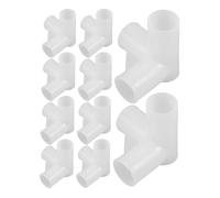 OFFSCH Connettore per Guardaroba in Plastica 10 Pezzi Giunto Angolare 22Mm per Armadio Portatile e Scarpiera per Camere da Letto e Dormitori