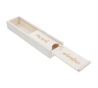 OFFSCH Contenitore in Legno Elegante Per Test Di Gravidanza Con Coperchio Scatola Regalo Per Donne Incinte Custodia Per Annuncio Gravidanza e Conservazione Ricordi Piccola Cassettina Deco