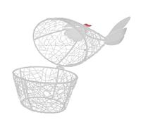OFFSCH Contenitore Portaoggetti in Metallo Stile Gallina Decorativo Per Cucina