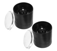 OFFSCH Coperchi Per Macina Sale e Pepe in Acciaio Inox, Coperture Regolabili Per Macinapepe Manuale Da Cucina, Set 2 Pezzi Per Macinino Spezie Compatto