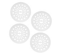 OFFSCH Copertura Per Griglia Di Drenaggio Rotonda in Plastica Filtro Per Lanugine Per Lavatrice Coperchio Per Tappo Di Centrifuga Bianco Accessorio Per Lavatrice Automatica