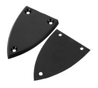 OFFSCH Copertura per Truss Rod in ABS Nero per Chitarra Elettrica 2 Pezzi Soluzione Pratica e Resistente per Accessori Chitarra
