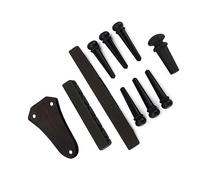 OFFSCH Copertura Truss Rod in Palissandro 3 Fori Per Chitarra Acustica Set Di Parti Di Ricambio 1 Capotasto in Ebano Accessori Per Chitarra