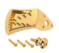 OFFSCH Cordiera Triangolare Per Mandolino in Lega Di Zinco Con Viti Compatibile Con Mandolino A 8 Corde Con Piano Arcuato Utile Accessorio Per Ricambi Di Corde
