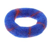 OFFSCH Cuscino in Di Lana Per Ciotole Tibetane Tappetino Protettivo Portatile Da Meditazione Forniture Buddiste Per Strumenti Armonici Design Semplice e Pratico 8 Cm Blu