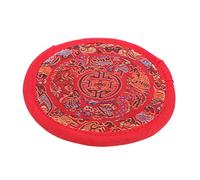 OFFSCH Cuscino Rotondo Per Ciotole Sonore Artigianale Tappetino Religioso Per Meditazione Buddista Accessorio Decorativo Per Ufficio e Casa