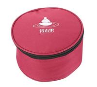 OFFSCH Custodia Imbottita Per Ciotola Tibetana e Campane Tibetane Di Cristallo, Borsa Resistente 16x9 Cm Per Meditazione e Trasporto Sicuro, Protezione Antigraffio Leggera e Compatta