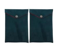 OFFSCH Custodia per Bibbia e Libri Sacri in Velluto Verde Scuro, Set da 2 Pezzi con Manico per Trasporto, Organizer Protettivo Multiuso per Testi Religiosi, Borsa per Scritture Buddiste