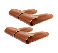 OFFSCH Custodia Porta Armonica in Pelle Supporto Per Armonica Portatile A 10 Fori Decorativa E Pratica