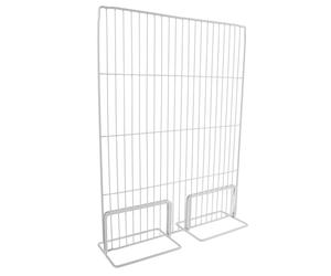 OFFSCH Divisori in Filo di Ferro per Congelatore 35x46 Cm Pannello Divisorio per Frigorifero Griglia Ventilata Separatore in Metallo per Organizzazione Alimenti Uso Domestico e Supermercato