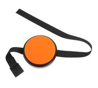 OFFSCH Dumb Drum Dumb Drum Leg Pad Drum Pad Rubber Dumb Drum Practice Mat Silice Gel Silent Drum Pad Strap Leg Pad per Drum Practice Drum Leg Pad Round Percussion Drum Practice Drum Pad