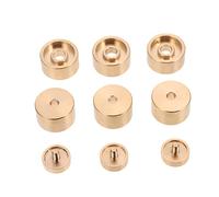 OFFSCH Fibbie Pulsante in Rame Per Tromba Coperture Superiori e Inferiori Resistenti e Facili Da Installare Accessori Musicali Durevoli Per Pistoni Strumenti Fiato