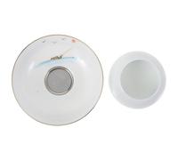 OFFSCH Filtro in Ceramica per Tè Base e Setaccio Fine, Accessorio per Cerimonia del Tè e Uso Quotidiano in Casa o Ufficio