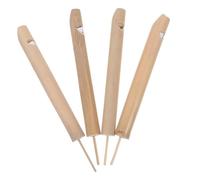 OFFSCH Fischietto Per Uccelli in Bambù Set Da 4 Pezzi Flauto Musicale Per Ragazzo Ragazza Giocattolo Educativo e Creativo Richiamo Per Uccelli Leggero e Portatile