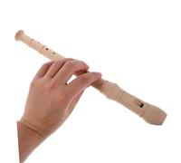 OFFSCH Flauto Soprano in Legno per Strumento Portatile Suono Chiaro e per Lezioni e Pratica Casa Design Leggero per Mani Piccole