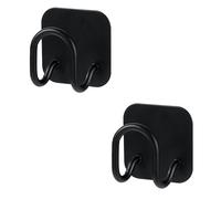 OFFSCH Ganci da Parete in Acciaio Inossidabile per Cucina, Set da 2 Ganci Multifunzionali Ventosa senza Foratura, Salvaspazio per Taglieri e Utensili, per Organizzazione Lavello