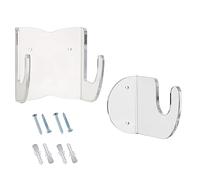 OFFSCH Gancio Da Parete Per Chitarra in Acrilico Trasparente, Supporto Espositore Per Chitarra e Basso, Set Da, Design Ad Arco Profondo Per Protezione Strumenti a Corda, Per Esposizione a Muro