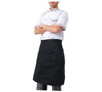 OFFSCH Grembiule Da Cucina Unisex Corto Grembiule Da Vita Con Tasche Poliestere Resistente Dimensioni 70 * 50 Cm Adatto A Donne E Uomini