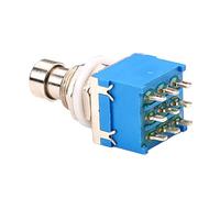 OFFSCH Interruttore Pedale Chitarra 9 Pin Blu Gn311, Compatibile Pedali Effetti Elettronici