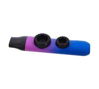 OFFSCH Kazoo Portatile Doppio con Tonalità Strumento Musicale per Adulti Design Gradiente per Feste e Apprendimento Musicale Semplice