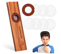OFFSCH Kazoo Strumento Musicale in Legno Membrane Partner Per Ukulele Chitarra Bambini E Amanti Della Musica Portatile