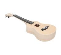 OFFSCH Kit Te Ukulele Rotondo in Legno per Adulti Progetto Educativo Musicale Stem Set Completo per Assemblaggio e Costruzione Strumento Musicale