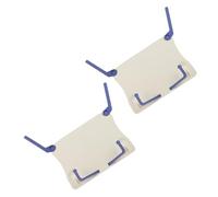 OFFSCH Leggio per Strumenti Musicali Pieghevole da Scrivania in Plastica Resistente Set 2 Pezzi Supporto Porta Spartiti Portatile per Pianoforte Chitarra e Studio Musicale