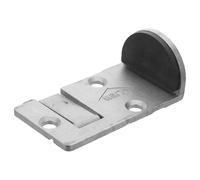 OFFSCH Limitare la marcia della porta fermaporta per ufficio chiusura porta a pavimento kit installazione fermaporta accessori per porte a pavimento traffico intenso Silver