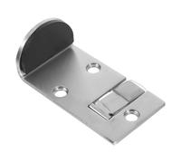 OFFSCH Limitare La Marcia Della Porta Tappo Limitatore Della Porta Accessorio Di Limitazione in Acciaio Posizionatore Del Cancello Fermo Limite Cancello Silver