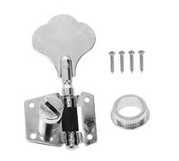 OFFSCH Meccanica per Basso Meccanismo Aperto a Forma di Fiore, Accordatore per Corde Basse in Metallo Stabile, Accessorio per Chitarra Adatto a Strumenti Elettrici e Acustici