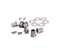 OFFSCH Meccaniche Per Chitarra Elettrica Stile Half Moon Grover Metallo 3l Set Di 6 6 Rondelle E 6 Viti Per Chitarre Acustiche E Elettriche