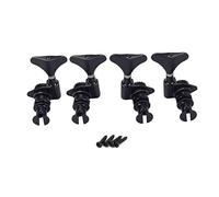 OFFSCH Meccaniche Per Ukulele Piroli Chiusura Sealed Set Completo Accesorii Per Sostituzione Facile Installazione Finitura Nichelata e Pulsante