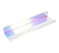 OFFSCH Mensola da Parete per Esposizione Vinili e Libri in Acrilico Colorato Organizer Elegante e Resistente per Conservare Smalti e Dischi per Stanza