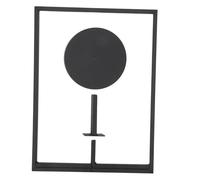 OFFSCH Mensola Sospesa Per Piante Piccola Decorazione Da Parete in Metallo Nero Espositore Galleggiante Per Camera Da Letto O Soggiorno Supporto Per Vivaio Semplice E Moderno