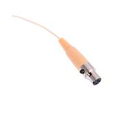 OFFSCH Microfono Condensatore Da Testa Con Cavo Auricolare Per Insegnamento e Performance Design Leggero e Comodo Colore Beige Xlr Pin