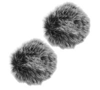 OFFSCH Microfono Schermo Antivento Peloso Copertura Protettiva Per Parabrezza Del Microfono Compatibile Mini Microfoni Per Registrazioni Audio