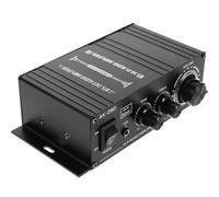 OFFSCH Mini Amplificatore Audio Portatile 12v in Lega di Alluminio 40wx2 per Mp3 e Moto, Compatto e Versatile per Amplificazione Vocale e Impianti Audio Domestici