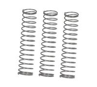 OFFSCH Molle per Bottoni Tromba 3 Pezzi in Acciaio Inossidabile Argento, Facili da Installare e Portatili, Perfette come Ricambio per Tromba