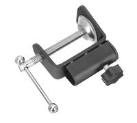 OFFSCH Morsetto da Tavolo in Metallo per Base Porta Microfono Vite Protettiva, Supporto Robusto per Montaggio Microfono Articolato, Compatibile Accessori Studio Registrazione